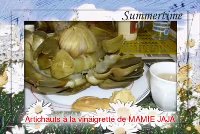 Artichauts à la vinaigrette