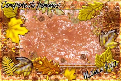 Compote: avec les pommes du jardin