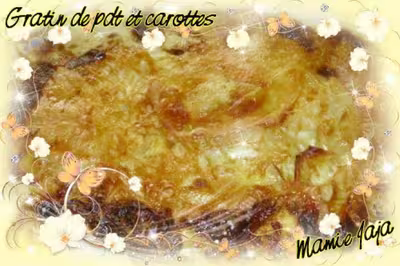 Gratin de pdt et de carottes