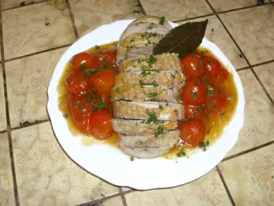 Rôti de dindonneau aux tomates cerise