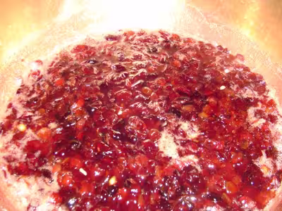 Confiture de cerises sauvages