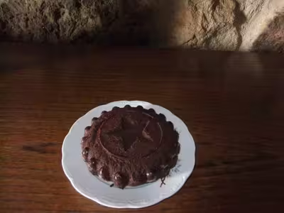 Fondant au chocolat - confiture de châtaignes
