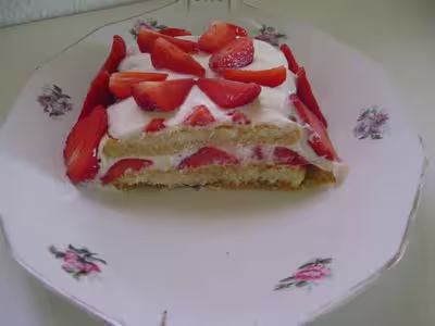 Tiramisu au fromage blanc et fraises