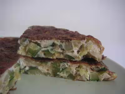 Omelette aux courgettes par annabarcelone