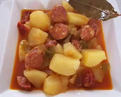 Patatas à la Riojana au Chorizo