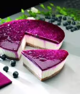 Tarte aux airelles et fromage de Burgos