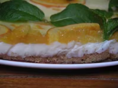 Tarte au fromage frais et à l'orange amère