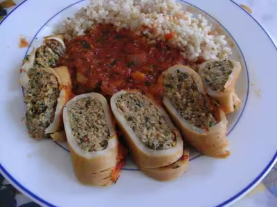 Recette Thermomix: Encornets farcis façon Nanie