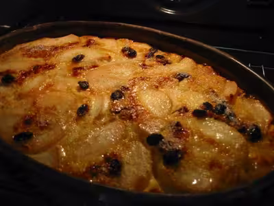 Recette Thermomix: Flognarde aux poires et raisins