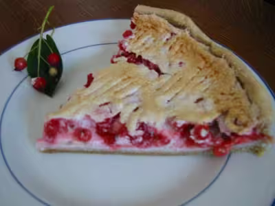 Recette thermomix: Tarte aux groseilles de Nanie