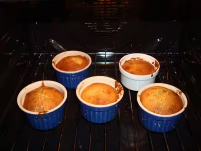 Thermomix: Gratin de quetsches aux amandes