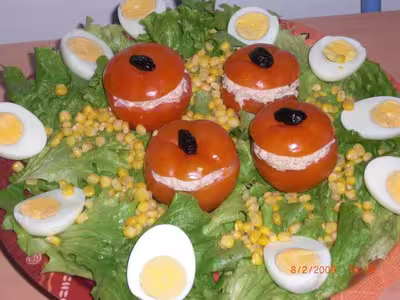Tomates farcies thon mayonnaise par Lilouna69