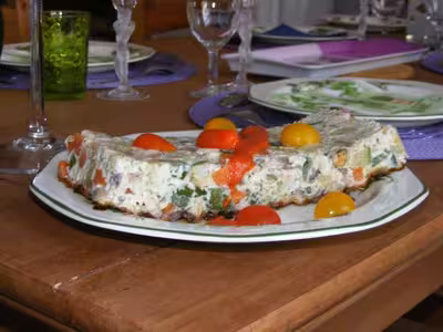 Recette WW: Flan de légumes au coulis de poivrons
