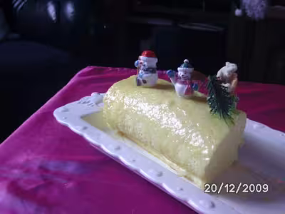 Recette Thermomix: Bûche de Noël au citron par christalie