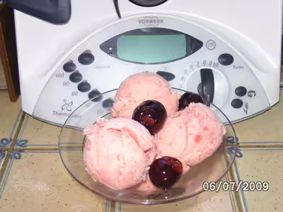Recette Thermomix: Glace à la cerise
