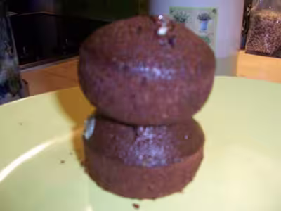 Financiers au chocolat coeur de lait