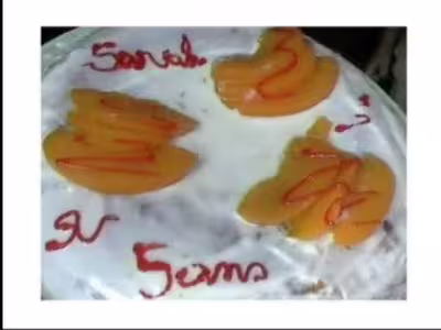 Gâteau d'anniversaire au fromage blanc