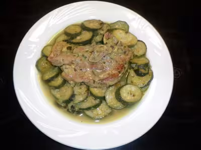 Agneau aux courgettes au délicook