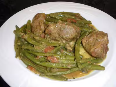 Agneau aux haricots verts au délicook