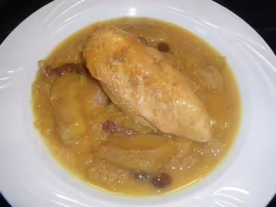 Blancs de poulet aux pommes au délicook