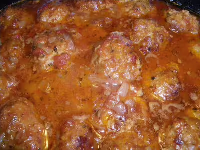 Boulettes italiennes de veau à la mijoteuse