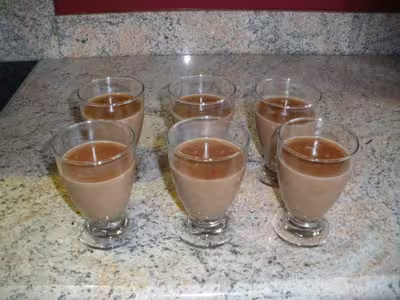 Crème au chocolat au cooking chef