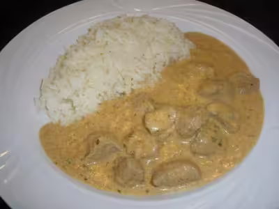 Dinde au curry rouge au délicook