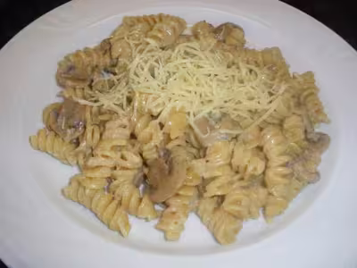 Fusillis aux champignons au délicook