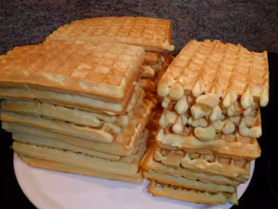 Gaufres à la vanille au companion