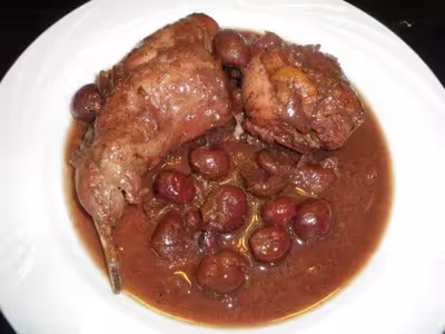 Lapin aux cerises au délicook