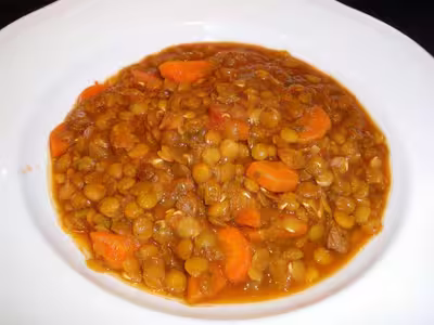 Lentilles aux carottes au companion