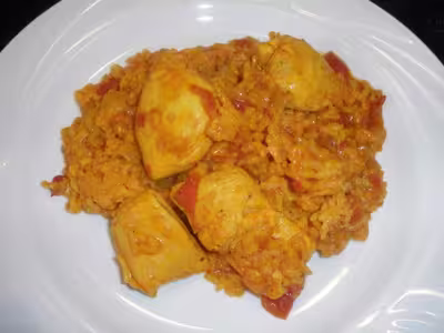 Paëlla de poulet au délicook