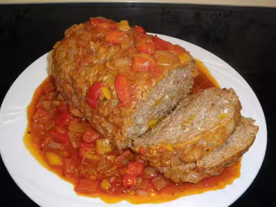 Pain de veau aux poivrons au délicook