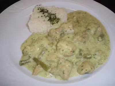 Poulet au curry vert au délicook par Domiii1