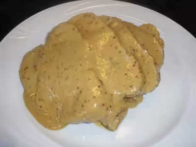 Rôti de veau à la moutarde au délicook