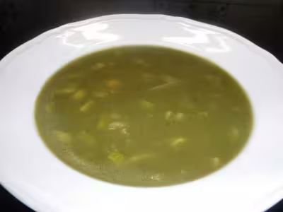 Soupe de poireaux au délicook