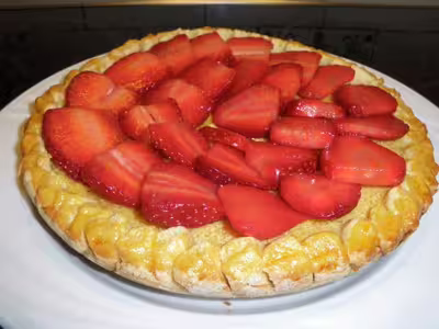 Tarte aux fraises au délicook