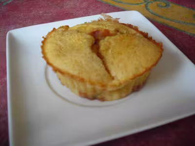 Moelleux citronnés, coeur coulant de fraises