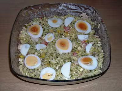 Allemagne: Nudelsalat (salade de pâtes)