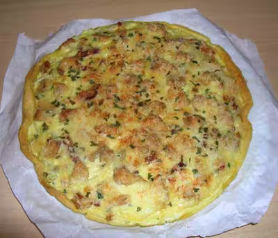 Quiche à la cancoillotte campagnarde par Alavie