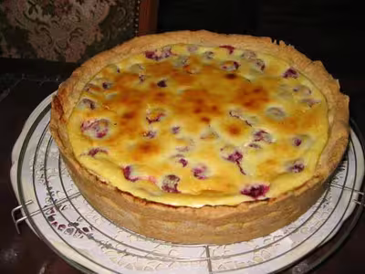 Tarte aux framboises