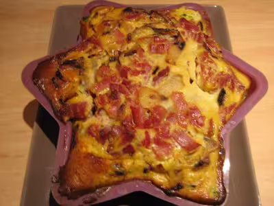 Recette WW: Clafoutis de brocoli et jambon fumé
