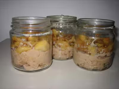 WW: Crème aux spéculoos, pommes caramélisées (PP)