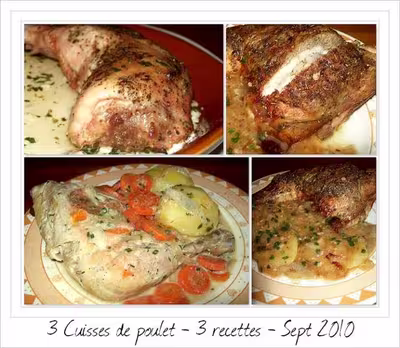 Cuisses de poulet farcies