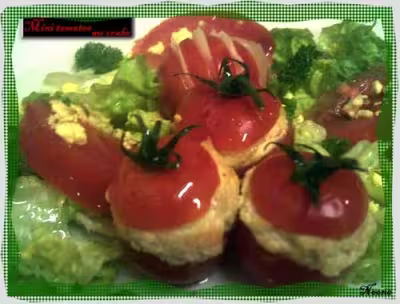 Mini tomates au crabe