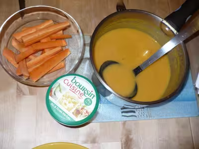 Recette WW: Soupe de carottes au boursin