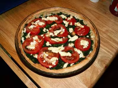 Tarte salée légère