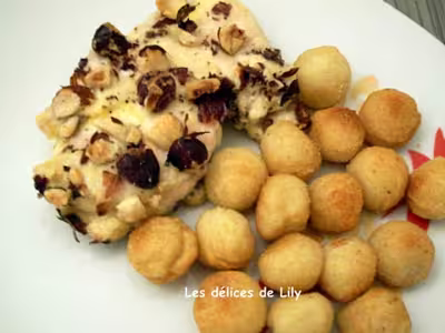 Blancs de poulet panés aux noisettes