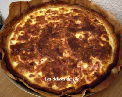 Quiche Lorraine Express aux Jambons et Bacon