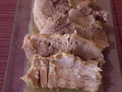 Rôti de porc à la moutarde